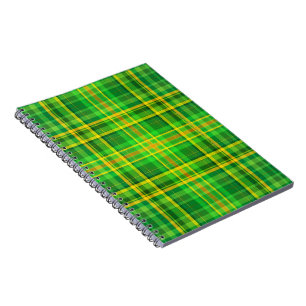 SlipperyJoe's Saint Patrick's Day reminiscent Iris Notebook