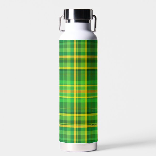 SlipperyJoe's Saint Patrick's Day reminiscent Iris Water Bottle (Front)