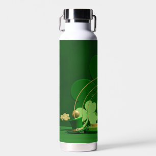 SlipperyJoe's Saint Patrick's Day theme leprechaun Water Bottle