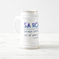 SlipperyJoe's Sarcasm beating illegal funny slogan