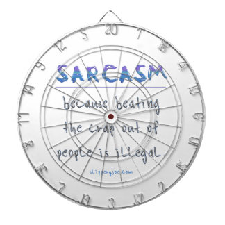 SlipperyJoe's sarcasm polished metal illusion high Dartboard