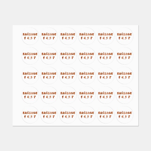 SlipperyJoe's sausage fest words long meat juicy t (Sheet)