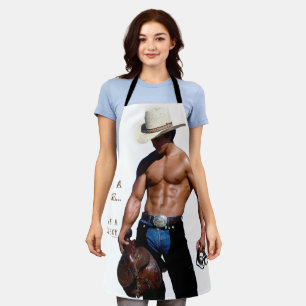 SlipperyJoe's save horse ride straw cowboy hat mus Apron