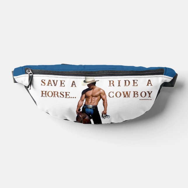 SlipperyJoe's save horse ride straw cowboy hat mus Bum Bags (Lay Down)