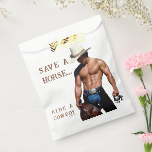 SlipperyJoe's save horse ride straw cowboy hat mus Favour Bags