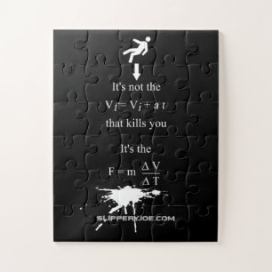 SlipperyJoe's Science math splatter stickman equat Jigsaw Puzzle