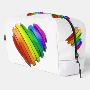 SlipperyJoe's sculptural three‑dimensional heart b Dopp Kit