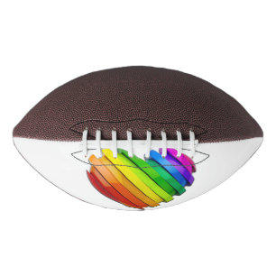 SlipperyJoe's sculptural three‑dimensional heart b Football