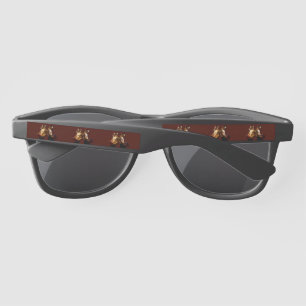 SlipperyJoe's shirtless men back-to-back Christmas Sunglasses