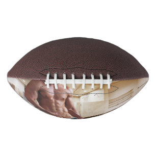 SlipperyJoe's shirtless muscular man torso sixpack Football