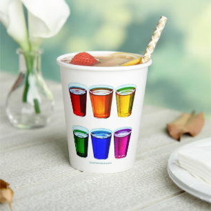 SlipperyJoe's shot glasses six cups arranged horiz