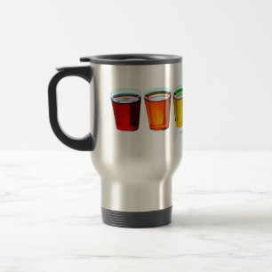 SlipperyJoe's shot glasses six cups arranged horiz