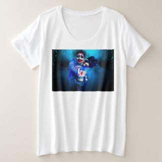 SlipperyJoe's sinister Halloween clown figure smea Plus Size T-Shirt
