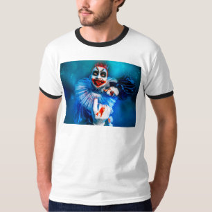 SlipperyJoe's sinister Halloween clown figure smea T-Shirt