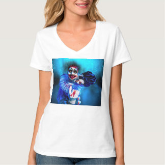 SlipperyJoe's sinister Halloween clown figure smea T-Shirt