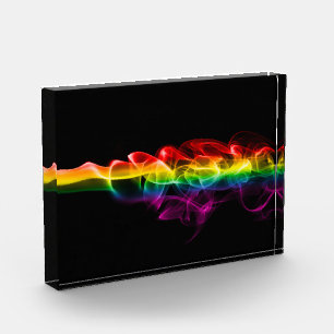 SlipperyJoe's smoke vivid rainbow-colors celebrate Photo Block