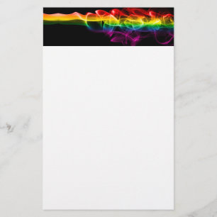 SlipperyJoe's smoke vivid rainbow-colours celebrat Stationery