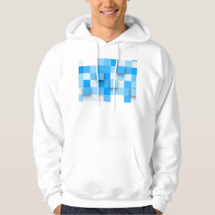 SlipperyJoe's squares artwork mosaic modern three- Hoodie