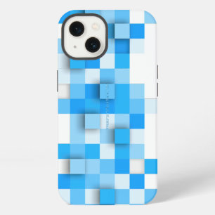 SlipperyJoe's squares artwork mosaic modern three- iPhone 13 Case