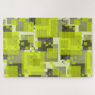 SlipperyJoe's St. Patrick's Day green Irish modern Jigsaw Puzzle
