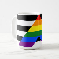 SlipperyJoe's straight ally flag smooth rainbow gr