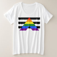SlipperyJoe's straight ally flag smooth rainbow gr