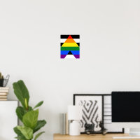 SlipperyJoe's straight ally flag smooth rainbow gr