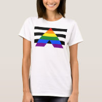 SlipperyJoe's straight ally flag smooth rainbow gr