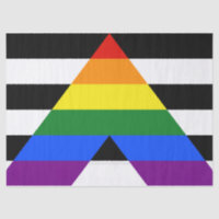 SlipperyJoe's straight ally flag smooth rainbow gr