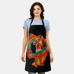 SlipperyJoe's striking modern Pride-themed masculi Apron