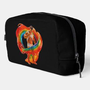 SlipperyJoe's striking modern Pride-themed masculi Dopp Kit