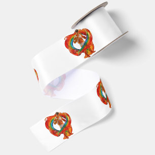 SlipperyJoe's striking modern Pride-themed masculi Satin Ribbon