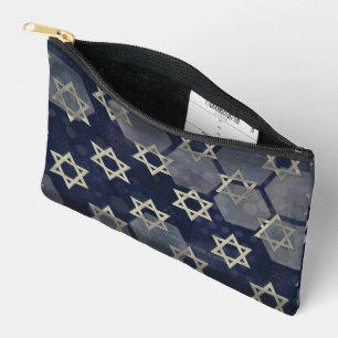 SlipperyJoe's strong Hanukkah vibe Star of David m Accessory Pouch