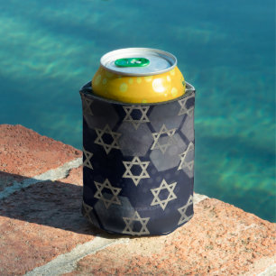SlipperyJoe's strong Hanukkah vibe Star of David m Can Cooler