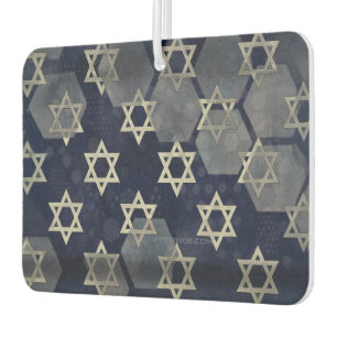 SlipperyJoe's strong Hanukkah vibe Star of David m Car Air Freshener