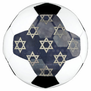 SlipperyJoe's strong Hanukkah vibe Star of David m Soccer Ball