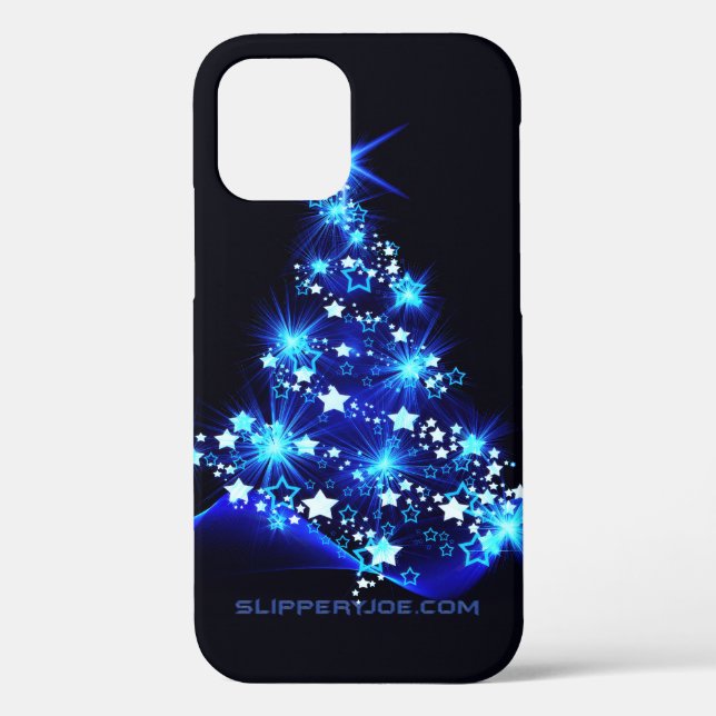 SlipperyJoe's stylised glowing Christmas tree brig Case-Mate iPhone Case (Back)
