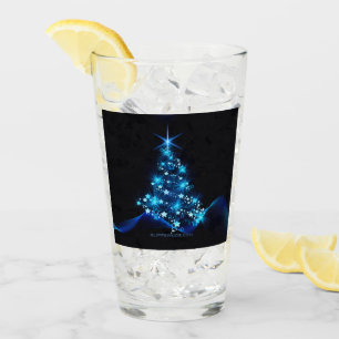 SlipperyJoe's stylised glowing Christmas tree brig Glass