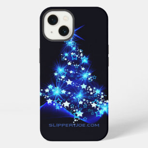 SlipperyJoe's stylised glowing Christmas tree brig iPhone 13 Case