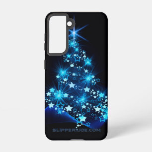 SlipperyJoe's stylised glowing Christmas tree brig Samsung Galaxy Case