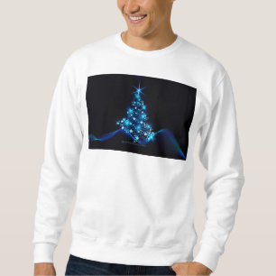 SlipperyJoe's stylised glowing Christmas tree brig Sweatshirt
