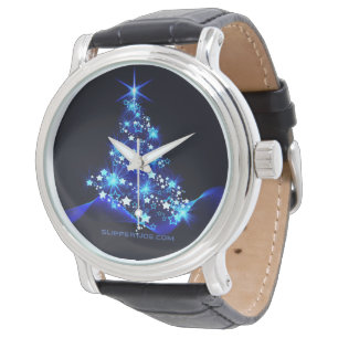 SlipperyJoe's stylised glowing Christmas tree brig Watch