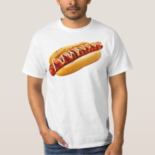 SlipperyJoe's summer BBQ vibe hot dog nestled soft T-Shirt