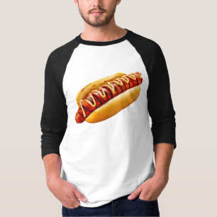 SlipperyJoe's summer BBQ vibe hot dog nestled soft T-Shirt
