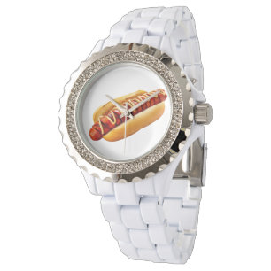 SlipperyJoe's summer BBQ vibe hot dog nestled soft Watch