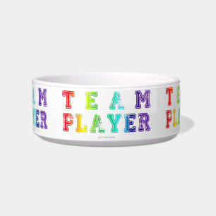SlipperyJoe's team player filled with smooth rainb Bowl