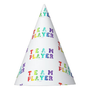 SlipperyJoe's team player filled with smooth rainb Party Hat