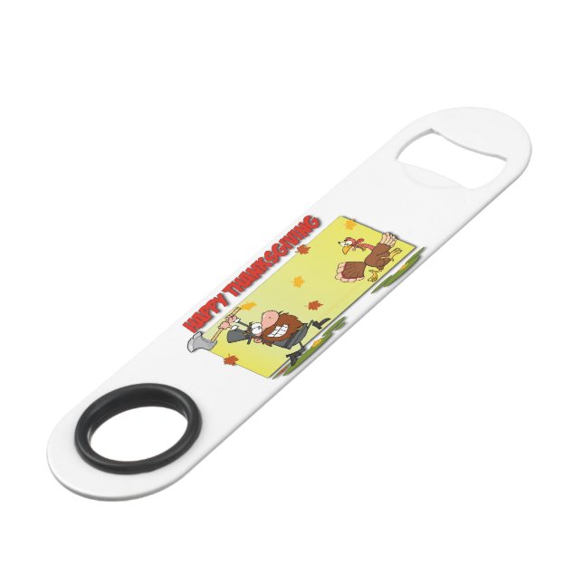 SlipperyJoe's Thanksgiving funny leaves pilgrim ru (Front Angled)