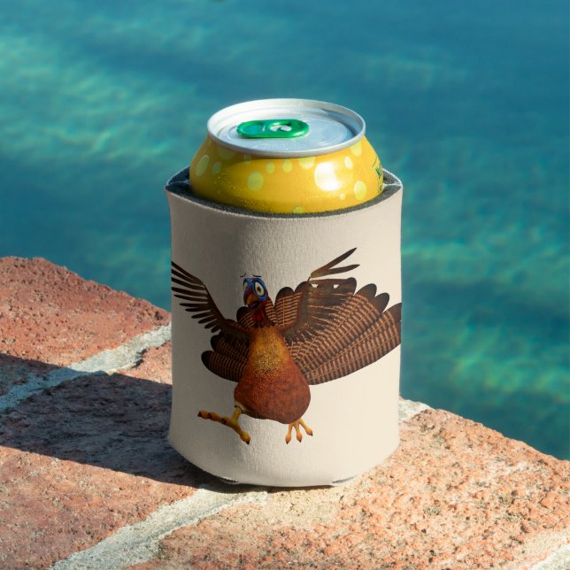 SlipperyJoe's Thanksgiving gobble responsibly live Can Cooler (In Situ Pool)