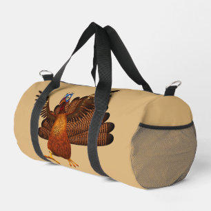 SlipperyJoe's Thanksgiving gobble responsibly live Duffle Bag
